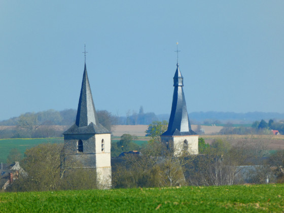 Le clocher tors de la Chapelle Notre-Dame-du-March&eacute;