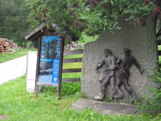 Le d&eacute;but du Friedensweg