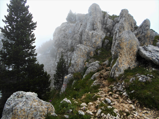 Le début du pas de Tencovaz Le début du pas de Tencovaz