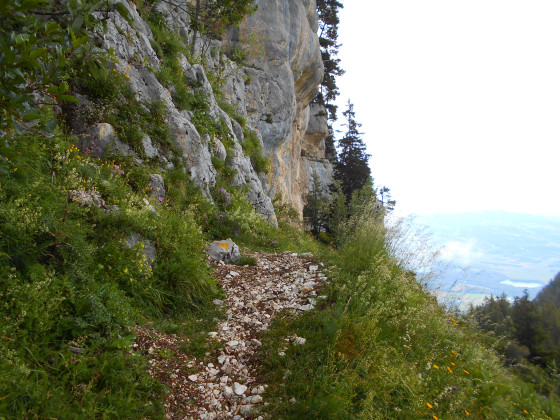 Le début du Pas des Barres Le début du Pas des Barres