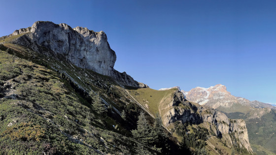 Le Gicon vu de son épaule Nord