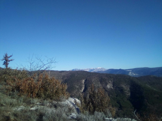 Le Glandasse vu du sommet de  la montagne de Chabrier