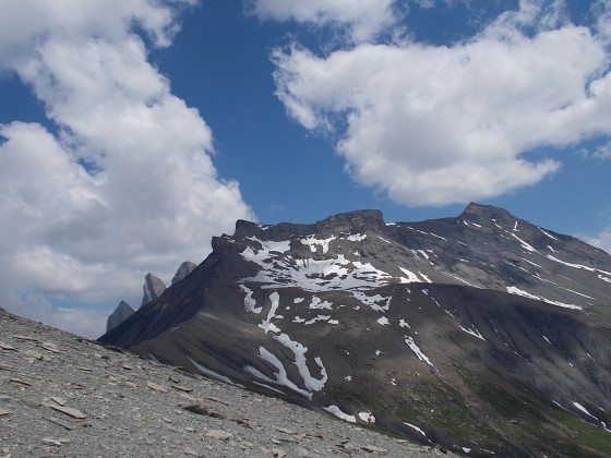 le Gol&eacute;on vu depuis l'ar&ecirc;te