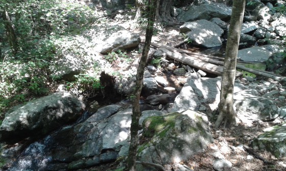 Le gué de la rivière de Laroque