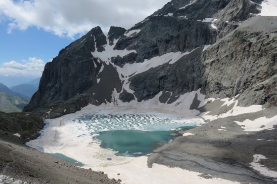 Le lac au 1er juillet 2016