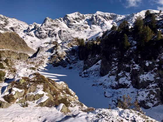 Le Lac Bernard sous la Grande Lauzière