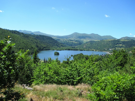 Le lac chambon depuis le Tartaret