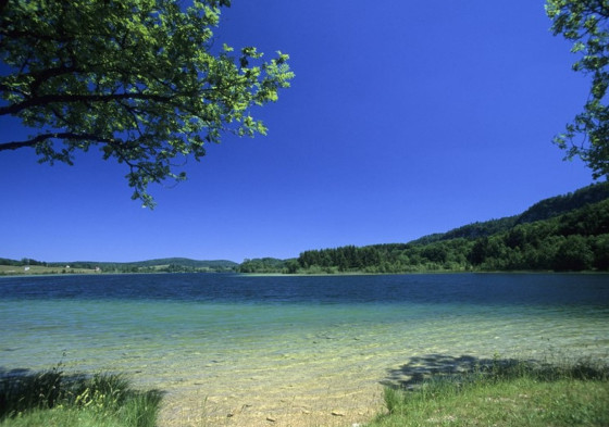 Le lac d\'Ilay à  La Chaux-du-Dombief