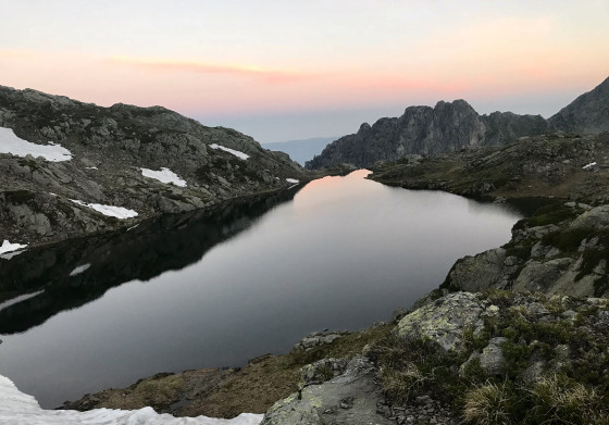 Le Lac David peu avant l\'aube