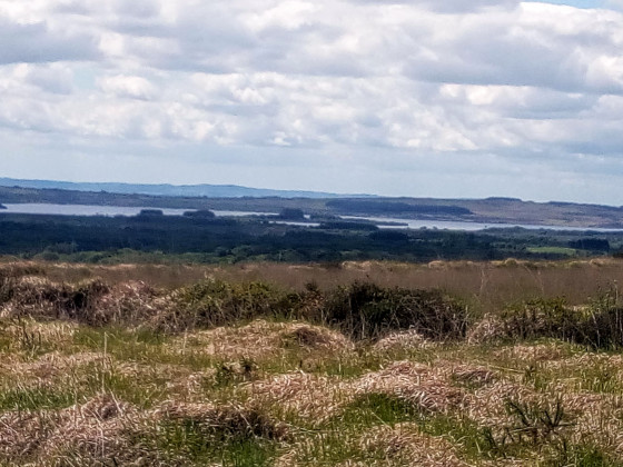Le lac de Brennilis vu du Roc'h Trédudon.