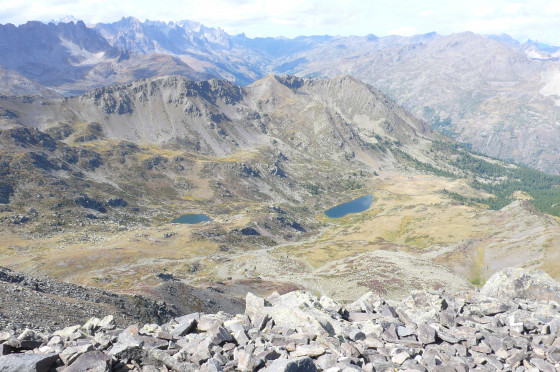Le lac de Cristol vu du sommet de la Gardiole