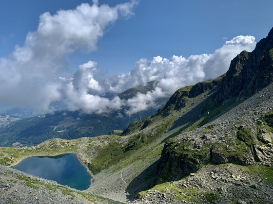 Le lac de Crop