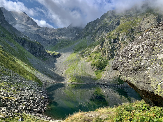 Le lac de Crop