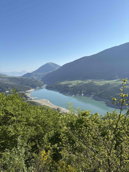 Le Lac de Monteynard-Avignonnet depuis le Belv&eacute;d&egrave;re