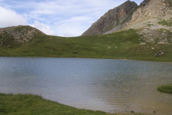 Le lac de Souliers 2492 m.