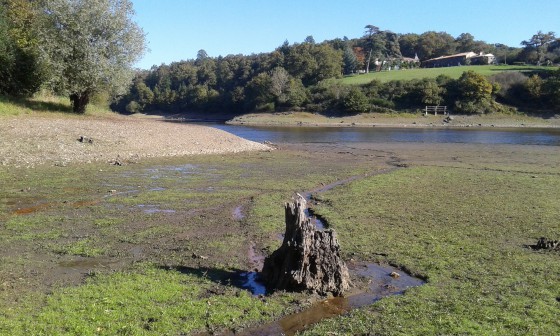 Le lac en octobre 2015