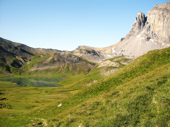 Le Lac et le Col d\'Anterne
