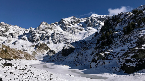 Le Lac Longet sous la Grande Lauzière