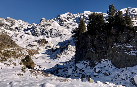 Le Lac Longet vu de son extrémité Sud-Est