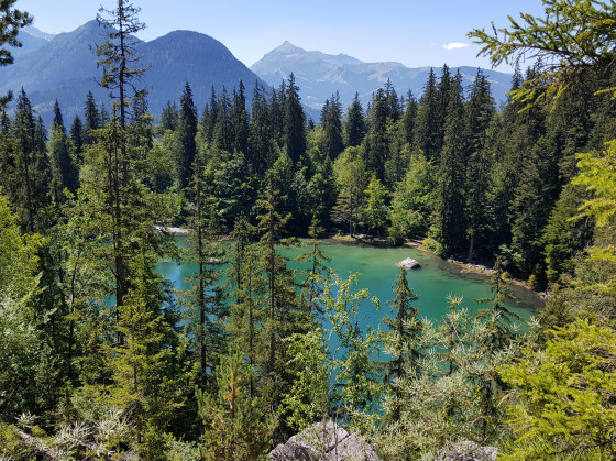 le lac vert de la rando
