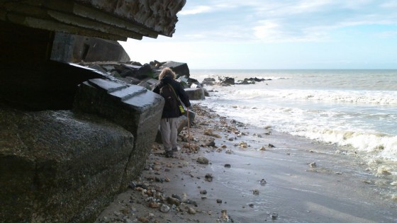 Le long du mur de l'Atlantique
