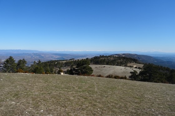 Le Lubéron et les Alpes