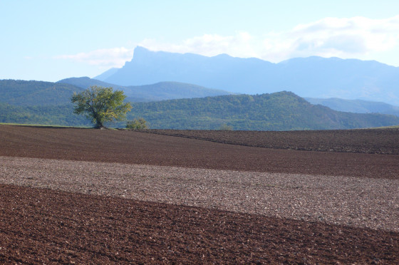 Le massif de Saou depuis les Chaux
