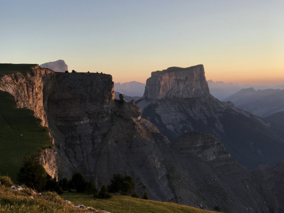 Le Mont Aiguille à l\'aube