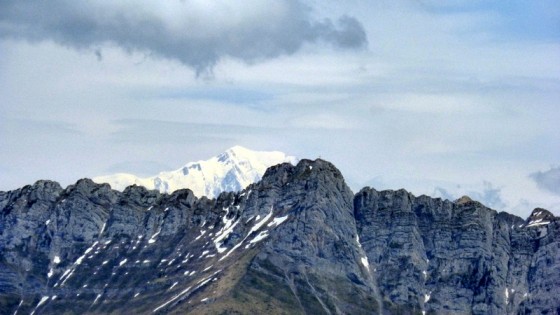 Le Mont-Blanc depuis la Galoppaz