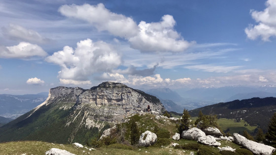 Le Mont Granier vu du sommet du Truc Le Mont Granier vu du sommet du Truc