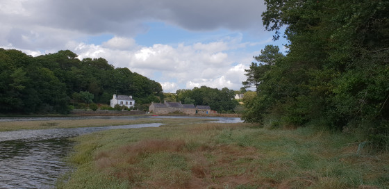 Le moulin et son passage