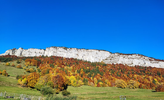 Le Mt Outheran depuis foyer de fond