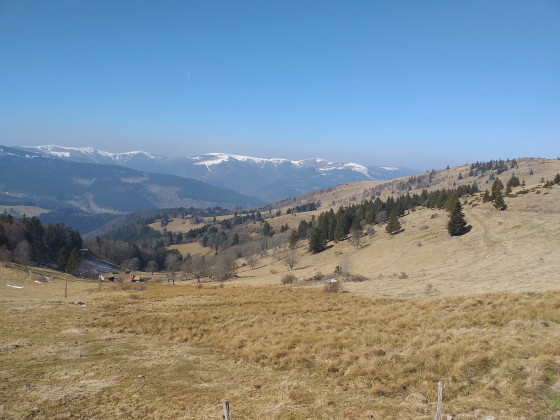Le panorama depuis la terrasse de la FA du Rothenbrunnen