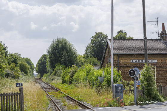 Le passage à niveau de La Gorgue