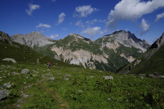Le Petit Mont Blanc vu du cirque des Nants