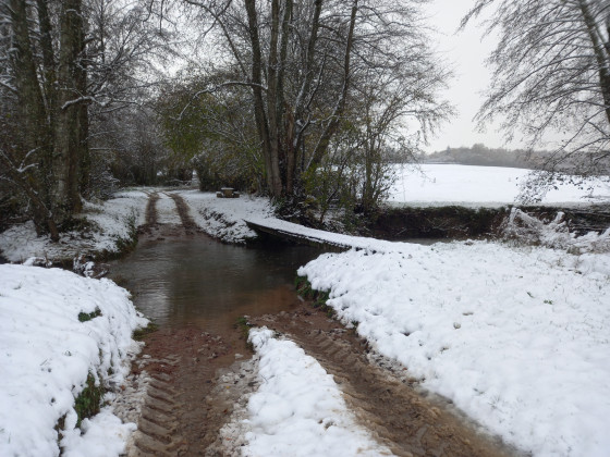 le petit pont en hiver