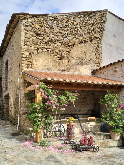 Le petit village de Villerach au départ