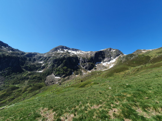 Le Pic d\'Ayous depuis le Vallon d\'Aas de Bielle