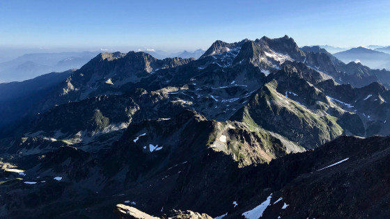 Le Pic du Frêne depuis la Pointe de l\'Aup du Pont