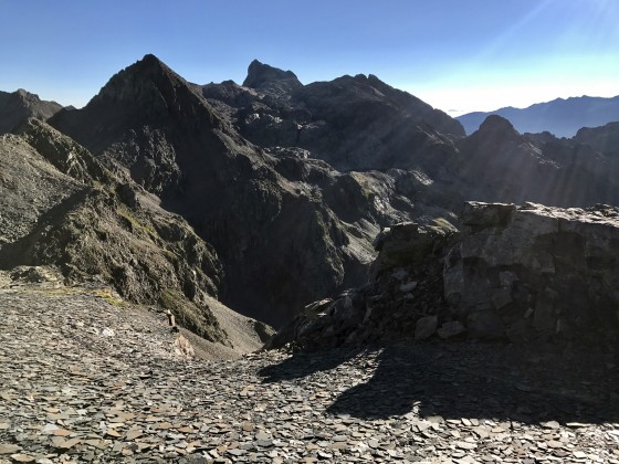 Le Pic du Grand Domènon, le Grand Pic de Belledonne et le Grand Charnier