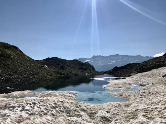 Le Pic du Lac Blanc - sommet de la station de l\'Alpe d\'Huez