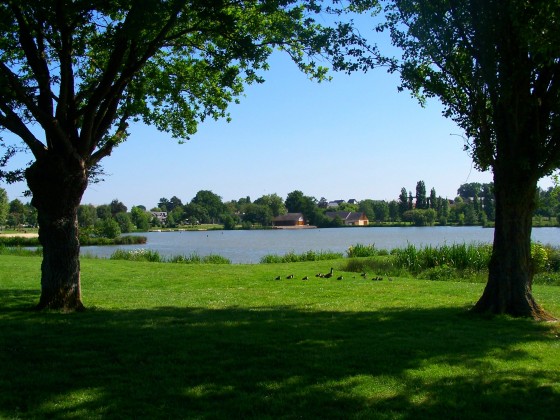Le plan d'eau de La Chesnaie