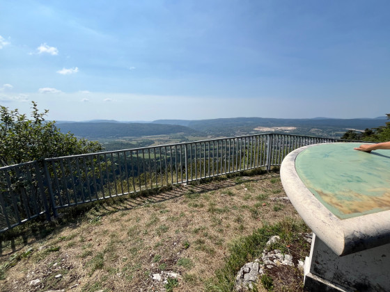 Le Plateau d\'Hauteville vu depuis le belvédère de Curnillon