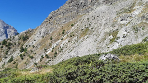 7 - Le plateau de Soureillan et l\'entonnoir de torrents à traverser