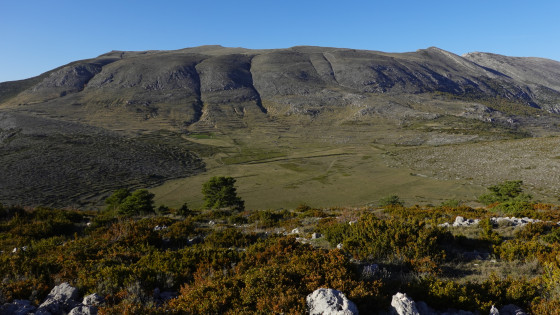 Le plateau depuis la barre de Catalan