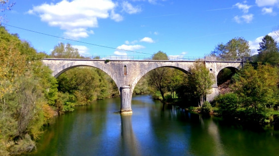 Le pont du Tacot sur la Loue