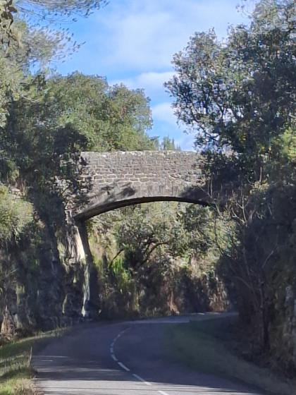 Le pont sur la voie verte