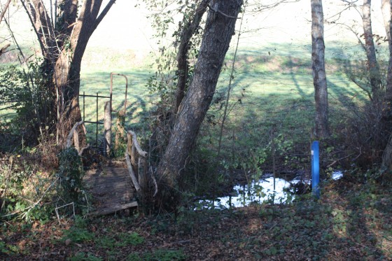 Le pont sur le ruisseau de la Fontaine du Bignon