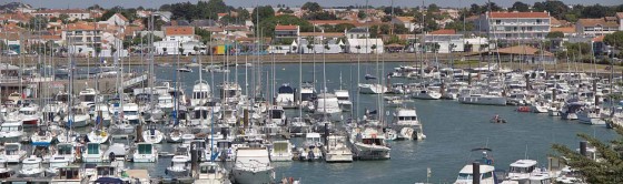 Le port de plaisance de Saint-Gilles-Croix-de-Vie depuis le belvédère