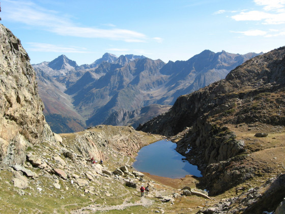 Le premier lac du défilé de Peyreget